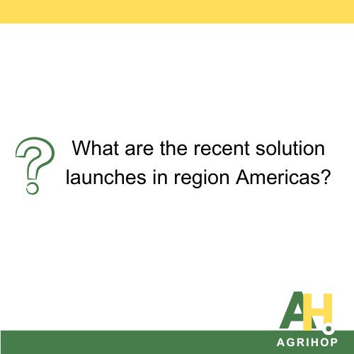 What are the recent solution launches in region Americas?